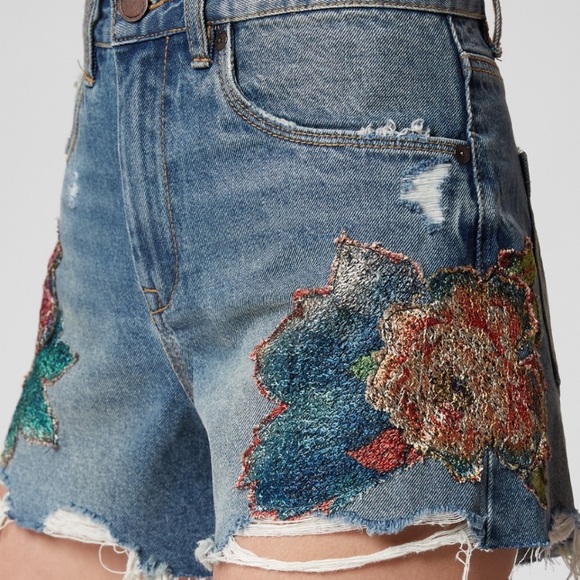 NWT Blank Nyc Boho High Rise Jean Shorts Size 25 - Picture 2 of 11